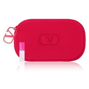 Valentino Bold Red Pouch with Lipgloss